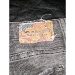 Denim‎ & Supply Jeans Tie Dye Black Size 31/32 Skinny Fit 5 Pocket Cotton Blend